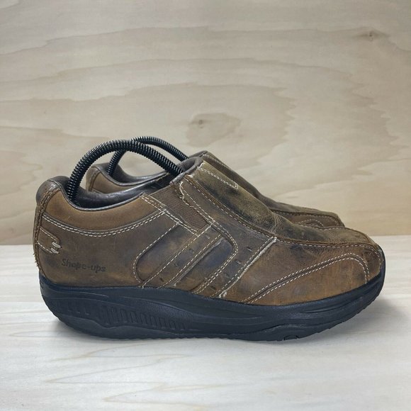 Skechers | Shoes | Skechers Mens Shape Ups Brown Leather  display picture 3